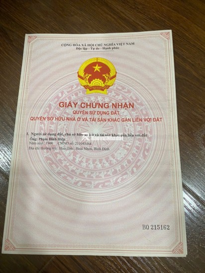 BÁN ĐẤT ĐƯỜNG ẤP MỚI 2, XÃ MỸ HẠNH NAM, ĐỨC HÒA, NGANG 5 X 32, GIÁ 1 TỶ 6