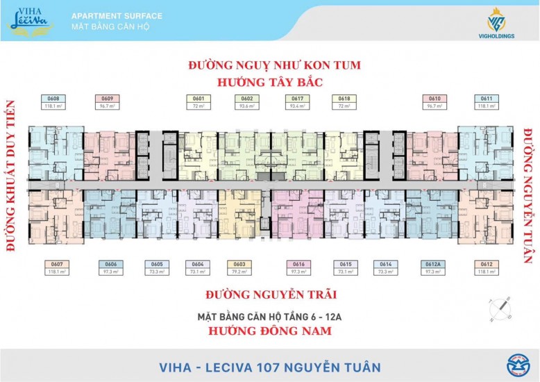 Dự án Chung cư cao cấp Viha Leciva 107 Nguyễn Tuân
