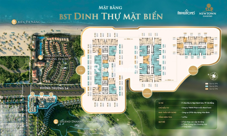 Căn hộ nghỉ dưỡng cao cấp Newtown Diamond tại Đà Nẵng