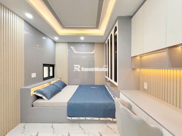 Mặt tiền đường Huỳnh Khương An P5, Gò Vấp - Ô tô ngủ trong nhà 45m2, 5 tầng, 4.4x9.5, 3 PN, 4 WC chỉ 9.8 tỷ TL