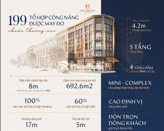 VINHOMES THE GALLERY - LGU1.GUM-1X – TÂM ĐIỂM NỘI KHU - KINH DOANH ĐẮC LỢI