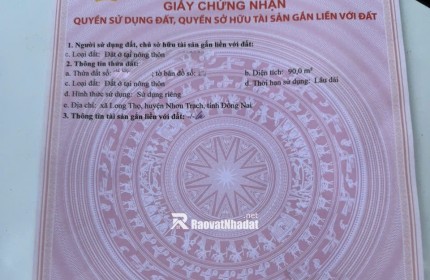 Đất nền Mặt Tiền đường Lê Hồng Phong Nhơn Trạch – Thích hợp cho thuê - kinh doanh dịch vụ.
