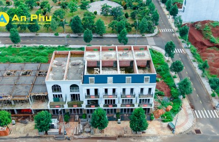 Bán nhà phố tại KĐT Ân Phú, giá 5,7 tỷ, 100m2, thiết kế 1 trệt 3 lầu, mặt đường rộng 32m