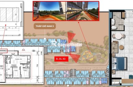 Bán lỗ căn Studio đẹp nhất dự án The Gió Riverside so với giá chủ đầu tư công bố