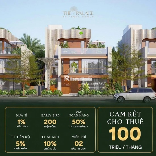 22 dinh thự độc bản The Palace Đà Nẵng. Hiện tại chỉ còn 5 căn dành cho giới Tinh Hoa