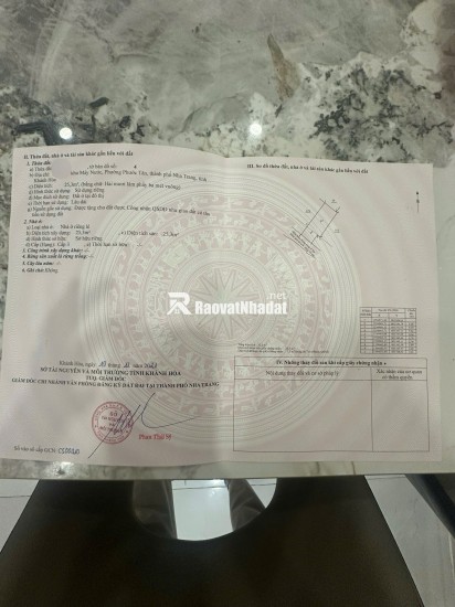 Bán nhà mặt tiền đường số 1- khu máy Nước ngay Mã Vòng -TP.Nha Trang