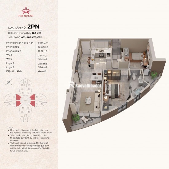 Căn hộ trung tâm, tiện ích đầy đủ, an ninh 24. Bán nhanh căn hộ tầng cao – Hướng đẹp – Giá tốt!