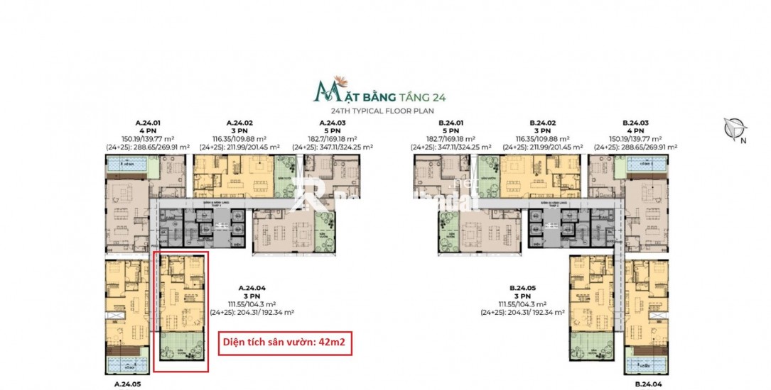 Bán Penhouse mặt tiền Nguyễn Hữu Thọ suất nhà báo, giá HĐ gốc có VAT 15,5 tỉ