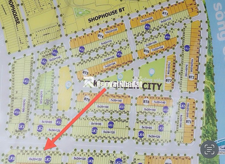  HÀNG HIẾM GIÁ TỐT – TRỤC 27M THÔNG THẲNG RA BIỂN LK7
KHU ĐÔ THỊ GREEN CITY 