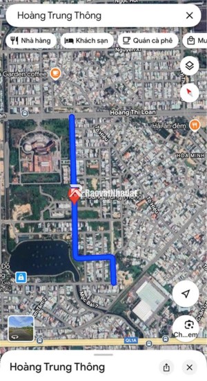 Đất thổ cư Hòa Minh, Liên Chiểu, Đà Nẵng - 180m2, MT Hoàng Trung Thông 10m, giá 13.6 tỷ, sổ đỏ, hướng Tây Bắc. LH: 0877661879