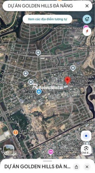Bán Biệt Thự Liền Kề Golden Hills, Liên Chiểu, Đà Nẵng. DT 187m2, 3 tầng, Tây Bắc, Sổ Đỏ. Giá 9.5 tỷ. LH: 0877661879