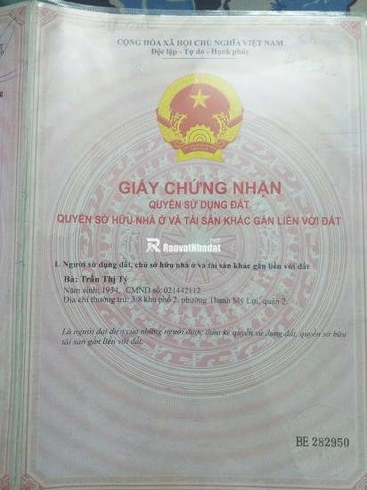 Đất Phường Cát Lái 200m2 MT đường 12m Giá 6 tỷ