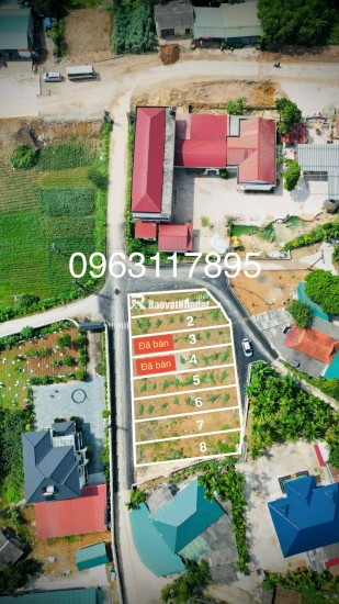 Đất Tp Hòa Bình ven Sông Đà giá 650 triệu 1 lô, gần cầu Hòa Bình 6 và KCN Thịnh Minh