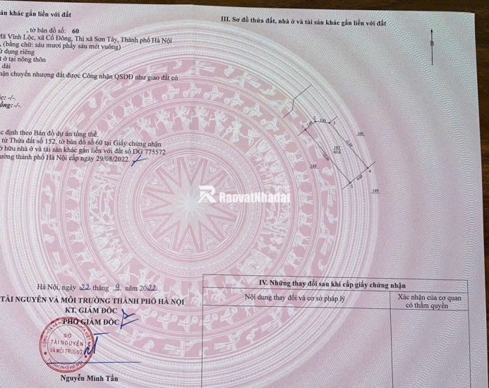 Cách ql21 chỉ 200m sở hữu ngay lô đất gần trường Đại Học Quốc Gia tại khu công nghệ cao Hòa Lạc