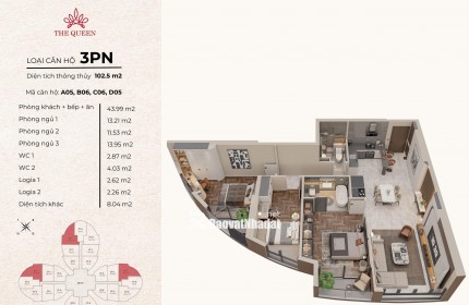 Căn hộ trung tâm, tiện ích đầy đủ, an ninh 24. Bán nhanh căn hộ tầng cao – Hướng đẹp – Giá tốt!