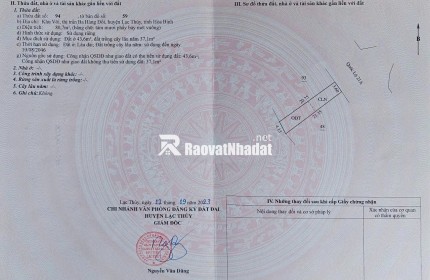  920 TRIỆU SỞ HỮU ĐẤT MẶT PHỐ QL21 – VỊ TRÍ KINH DOANH ĐẸP NHẤT KHU!