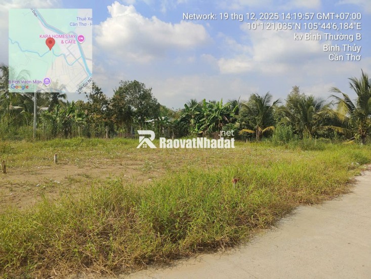 Bán đất ở ODT nền cặp mặt tiền tại Bờ Dầu