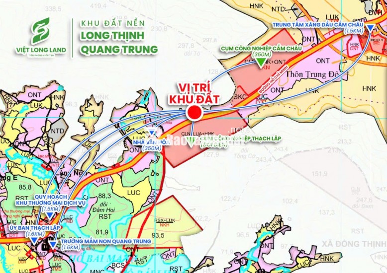 Bán Đất giá 700 triệu_1,8 tỷ,ở đường HCM TT Ngọc Lặc Thanh Hóa