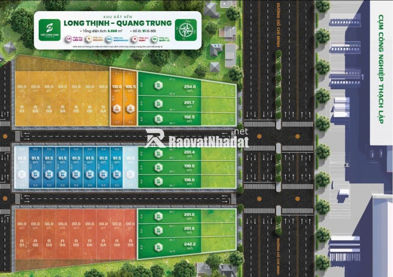 Bán Đất giá 700 triệu_1,8 tỷ,ở đường HCM TT Ngọc Lặc Thanh Hóa