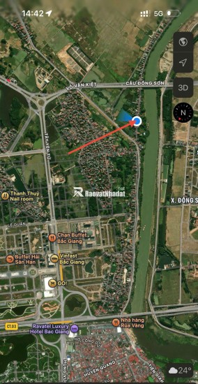 CHÍNH CHỦ CẦN  BÁN ĐẤT – TÂN TIẾN, TP. BẮC GIANG