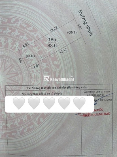 CHÍNH CHỦ CẦN  BÁN ĐẤT – TÂN TIẾN, TP. BẮC GIANG