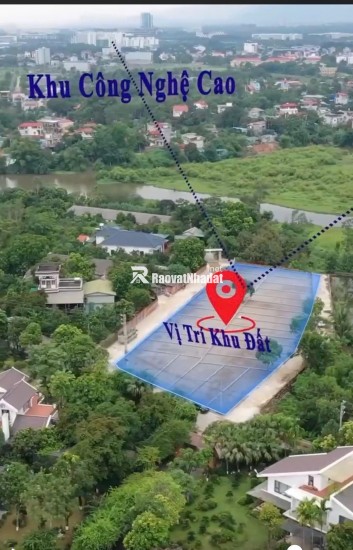 Lô đất 100m2 full thổ sẵn sổ gần Đại Học Quốc Gia, CHợ Hòa Lạc