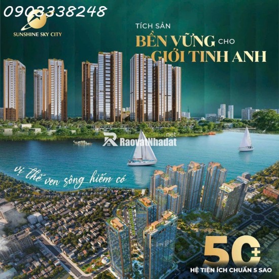 Sunshine Sky City tòa V8, V9 nhận giữ chỗ sớm chiết khấu 1% giá từ 98 triệu/m2