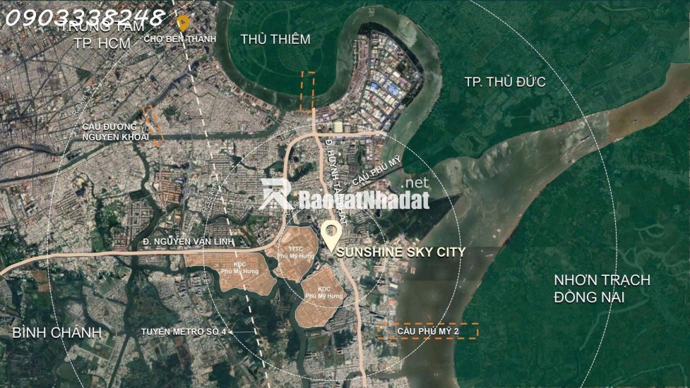 Booking giữ chỗ sớm V8, V9, hưởng 1% chiết khấu tại Sunshine Sky City để đón đầu hạ tầng phát triển