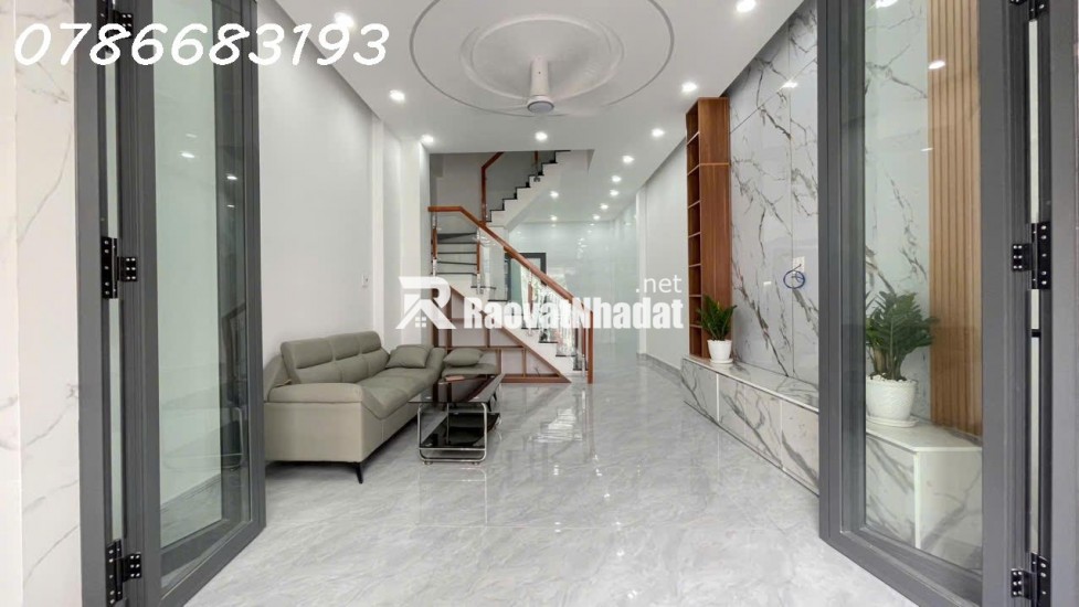 BÁN NHÀ NGAY ĐẶNG CHẤT Q8, 3 TẦNG, 4X12M, 4PN, HẺM 5M, 7 TỶ 990 NHÀ ĐẸP Ở NGAY