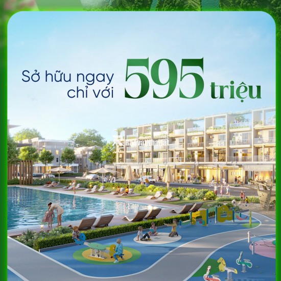 BÁN NHANH nhà phố sân vườn cách TP HCM 5p chỉ 4x triệu/m2