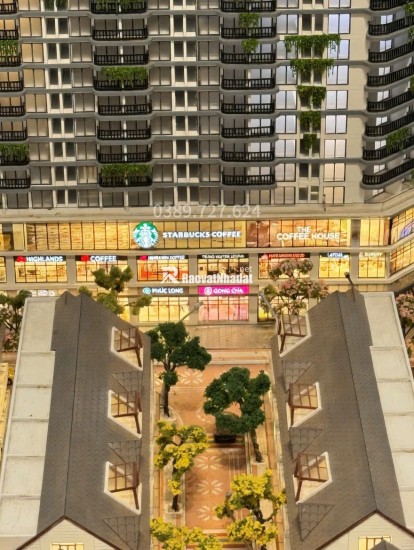 Shophouse khối đế Ecopalace nằm ngay sảnh chính của chung cư Ecopalace