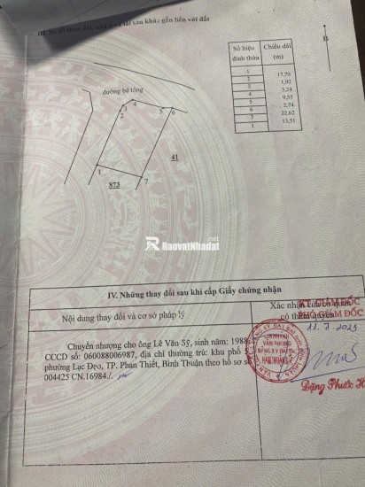 BÁN NHÀ 300M2 TẠI HỒNG SƠN, HÀM THUẬN BẮC, BÌNH THUẬN - 1.5 TỶ