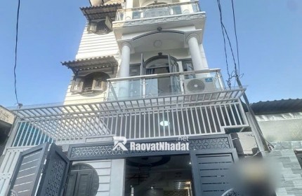  HÀNG HIẾM - NHÀ ĐẸP HẺM KINH DOANH THÔNG TRƯƠNG THỊ HOA - Q12-NGANG ĐỈNH 5m - 4 TẦNG KIÊN CỐ - FULL NỘI THẤT