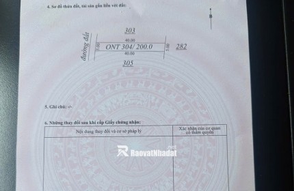 Đất nền chợ An Cơ 310 Triệu 200m2 Full thổ cư