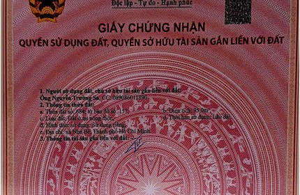 BÁN ĐẤT NHÀ BÈ - HẺM 387/29 PHẠM HỮU LẦU – 95M2 SỔ HỒNG RIÊNG 7.6 TỶ.  LH:0901727879.