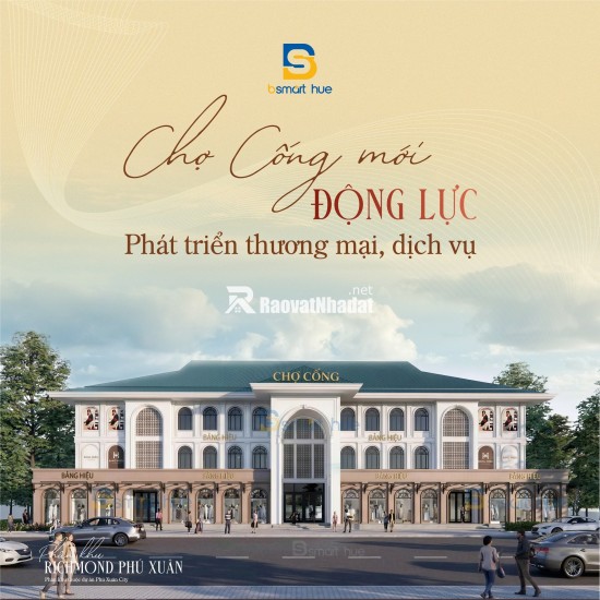 CHÍNH THỨC CÔNG BỐ GIÁ DỰ KIẾN RICHMOND PHÚ XUÂN  – ĐỘC QUYỀN 20 CĂN THƯƠNG MẠI GIAI ĐOẠN 1
