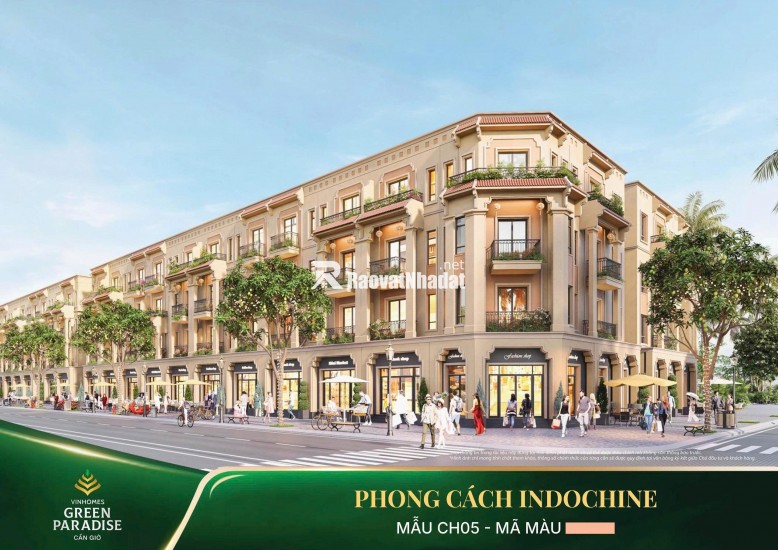 BÁN NHÀ TẠI VINHOMES GREEN PARADISE CẦN GIỜ DT: 5X15=75M2 SHR CHỈ 11,9 TỶ. LH:0916666313.