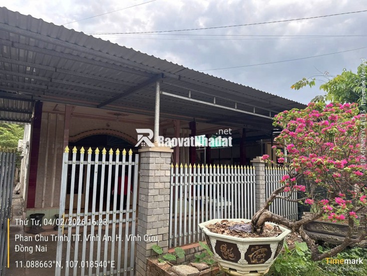 BÁN ĐẤT TẶNG NHÀ CẤP 4 TẠI ĐỒNG NAI. DT 372,1 M2. SHR. GIÁ BÁN 25XX. LH:0965156765.