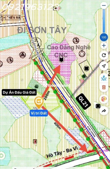 CƠ HỘI HIẾM – 37 LÔ DUY NHẤT TẠI HOÀ LẠC LÀN 2 QL21 SÁT ĐẤT ĐẤU GIÁ