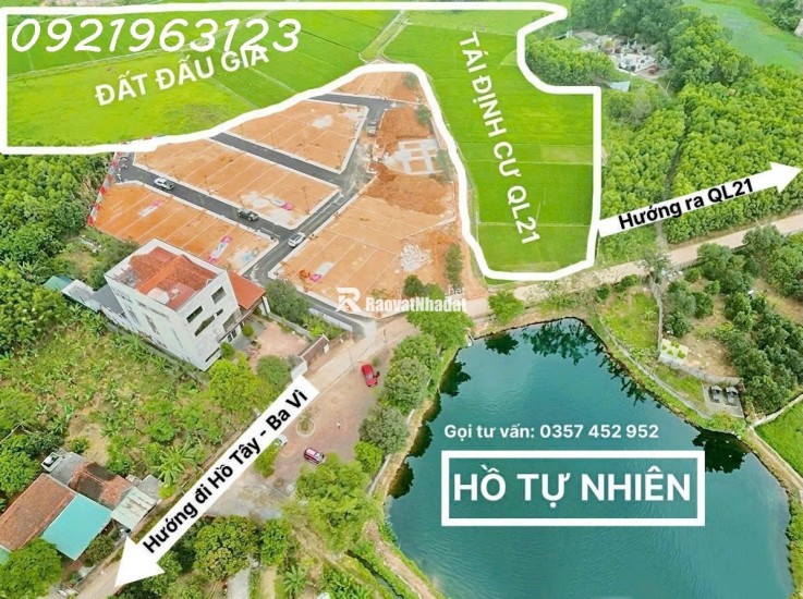 CƠ HỘI HIẾM – 37 LÔ DUY NHẤT TẠI HOÀ LẠC LÀN 2 QL21 SÁT ĐẤT ĐẤU GIÁ