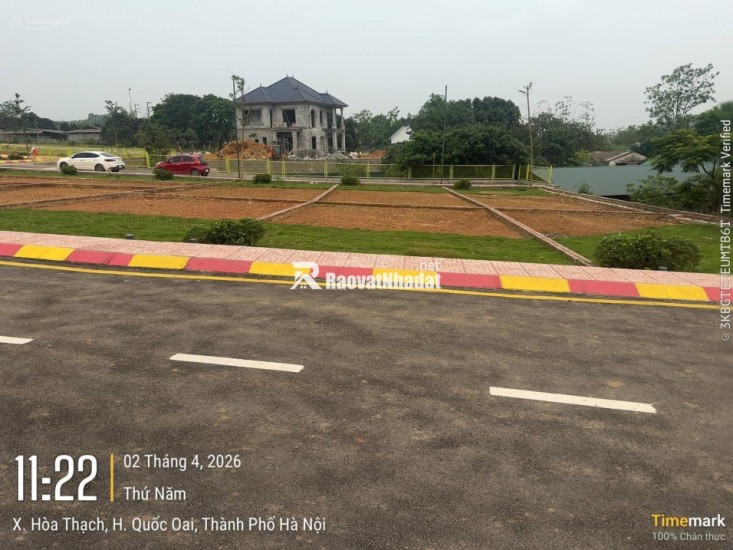 Chính chủ cần bán lô đất tại Hòa Lạc cách Quốc lộ 21 300m diện tích 100m2 mặt tiền 6m Giá Siêu Rẻ