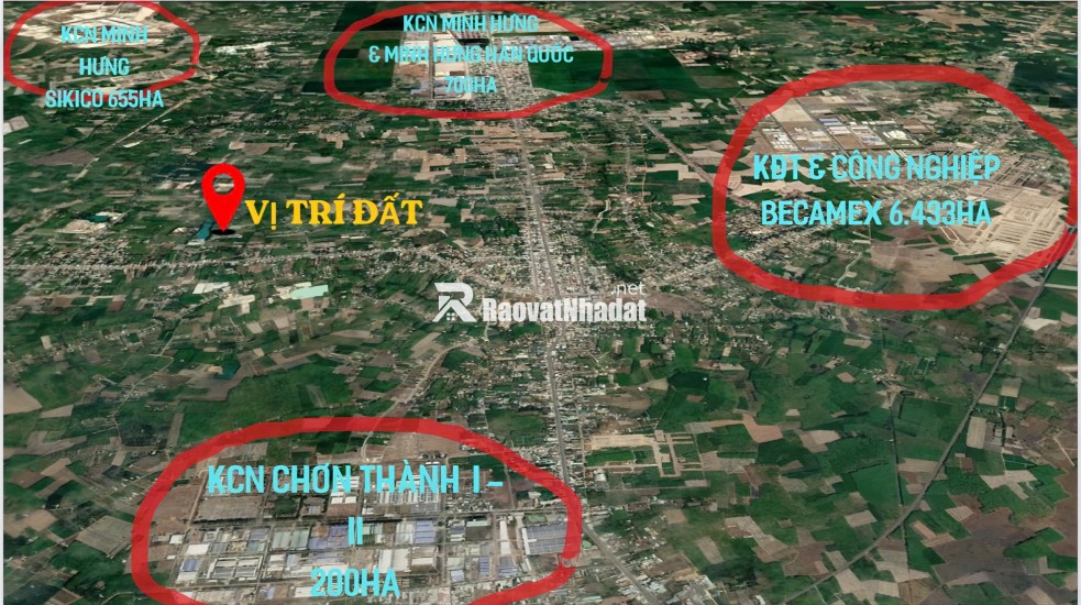 Cần bán lô đất ngay trung tâm Minh Long cách ngã tư Chơn Thành 2km