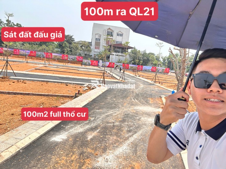 Giá chỉ nhỉnh 3  tỷ, đất đô thị Hòa Lạc, gần chợ Gạch, CCN Phụng Thượng đã dc quy hoạch 1/500