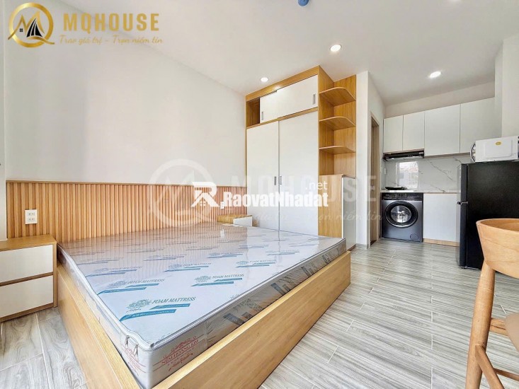 CHO THUÊ CĂN HỘ DỊCH VỤ MINI 199/57 LÊ QUANG ĐỊNH, 30M2 CHỈ 8TR/TH. LH:0346614990.