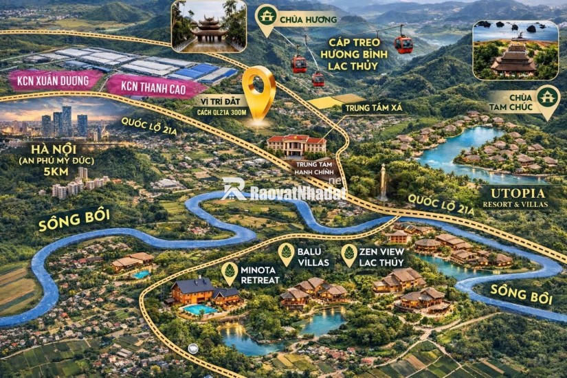 CÁCH HÀ NỘI ĐÚNG 400m MÀ CHỈ HƠN 300 triệu CÓ NGAY LÔ ĐẤT SỔ ĐỎ CẦM TAY.