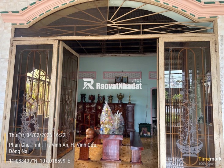 BÁN ĐẤT TẶNG NHÀ CẤP 4 TẠI ĐỒNG NAI. DT 372,1 M2. SHR. GIÁ BÁN 25XX. LH:0965156765.