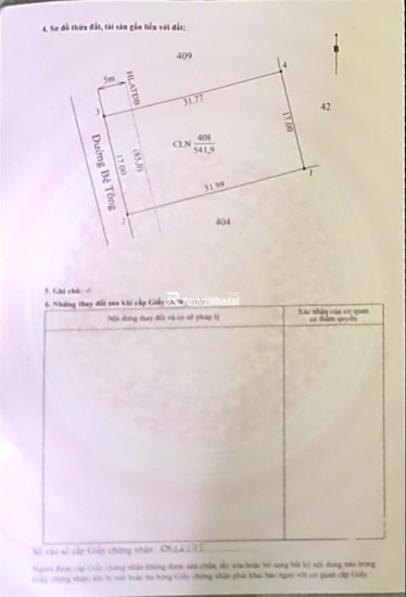 Chính chủ cần bán gấp 542m2 gần trung tâm Định Hiệp