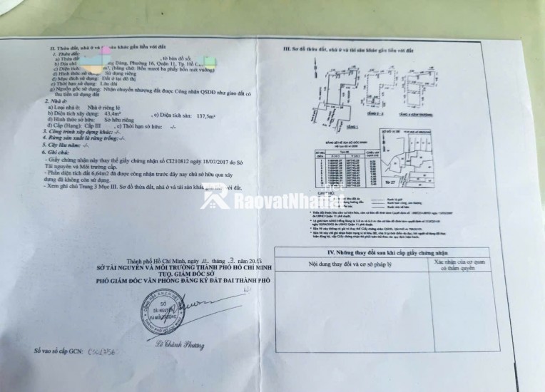 CHỦ GẤP BÁN CĂN NHÀ HỒNG BÀNG QUẬN 11, HẺM Ô TÔ, NHÀ 4 TẦNG. LH:0965177760,