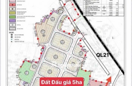 Nhanh chóng lô đất 100m2 gần Quốc Lộ 21, khu vực trung tâm Hòa Lạc. Phù hợp xây trọ, đầu tư sinh lời, kết nối Metro 5 – Quốc Lộ 21. Liên hệ xem đất