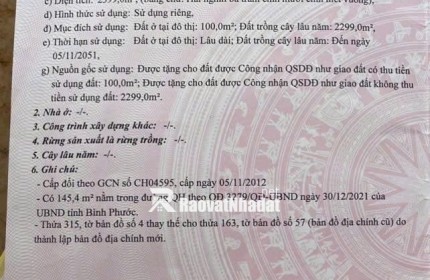 BÁN ĐẤT CHÍNH CHỦ 2400M2 TẠI TP ĐỒNG XOÀI CHỈ 16 TỶ 750 TRIỆU. LH:0977088568.